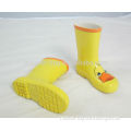 good sell yellow duck children PVC rain boots